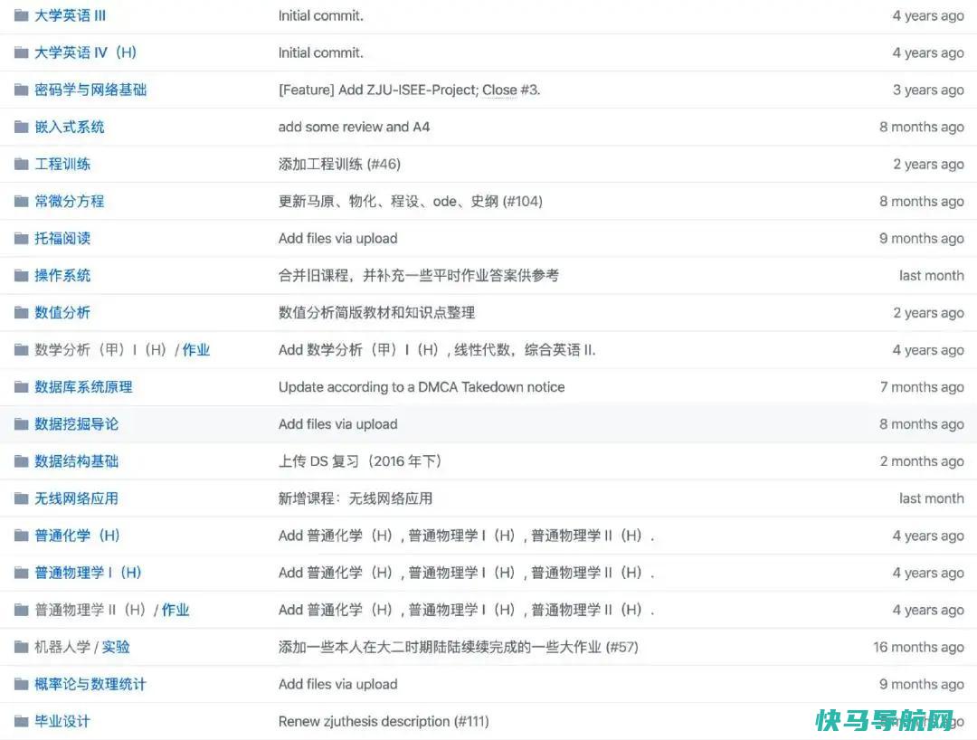 介绍一个浙大计算机课程开源名目,看完后伪装自己从浙江大学毕业!