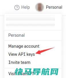 View API keys