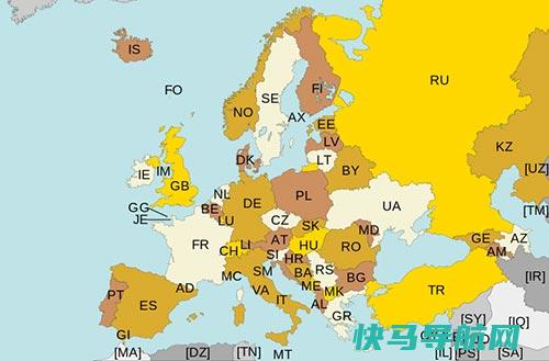 世界各国家的缩写与国家数字代码