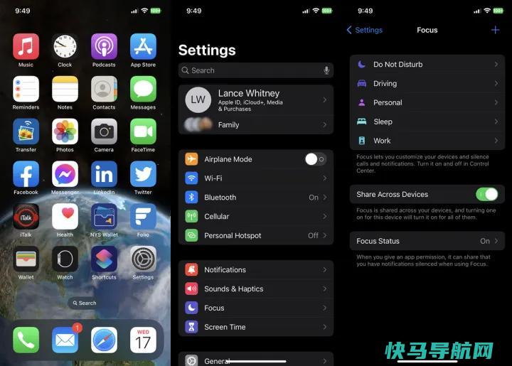 避免分心：如何在iOS 16中使用焦点静默iPhone通知(iphone专注模式设置教程)