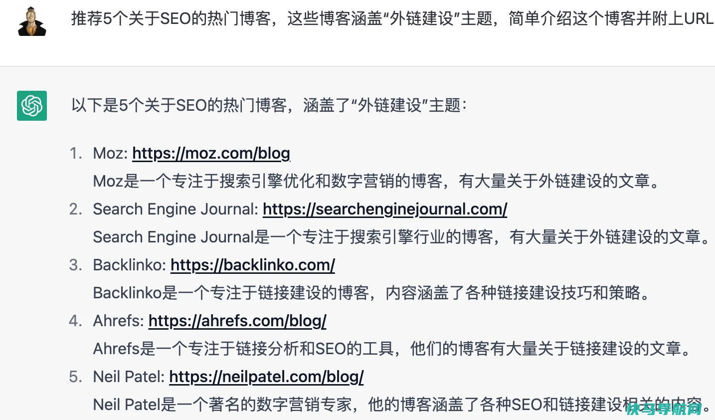 用ChatGPT做SEO:20种ChatGPT在SEO的应用(附关键词指令)