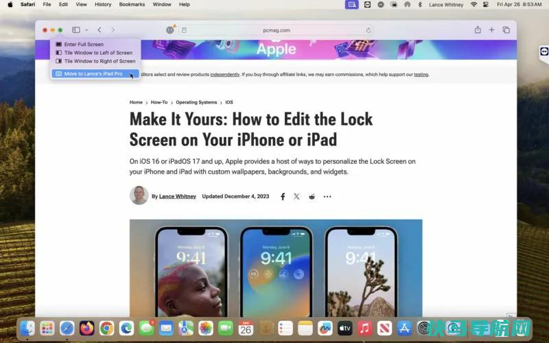 文章:《如何将屏幕扩展或镜像到配备Sidecar的iPad上》_配图4