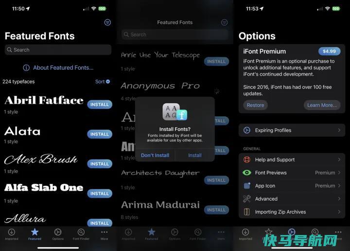 文章:《你是什么类型的？如何在iPhone或iPad上添加自定义字体》_配图2