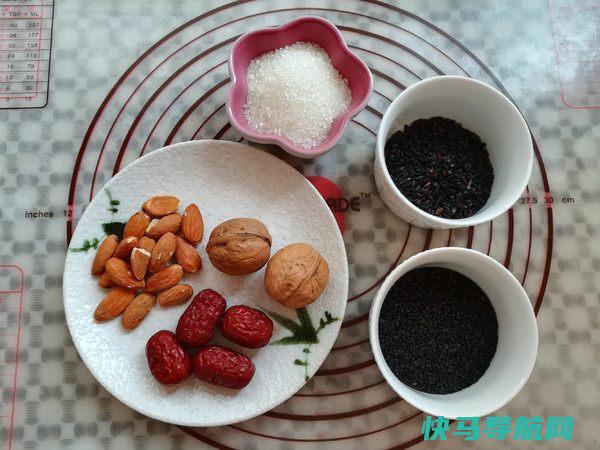 日常喝点黑，润发黑发防脱发，快来学一下吧，好喝