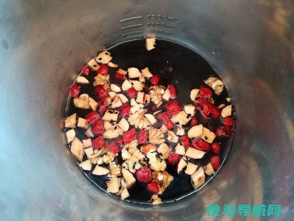 日常喝点黑，润发黑发防脱发，快来学一下吧，好喝