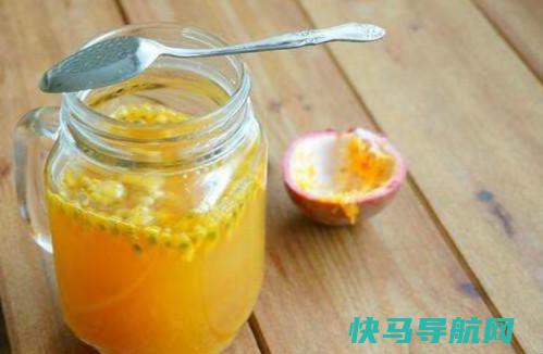 百香果加蜂蜜的