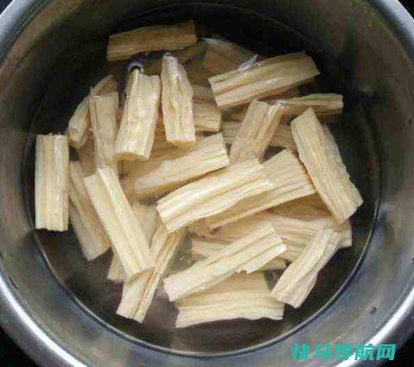 泡腐竹花费时间太长？那是方法不对，做，腐竹泡发