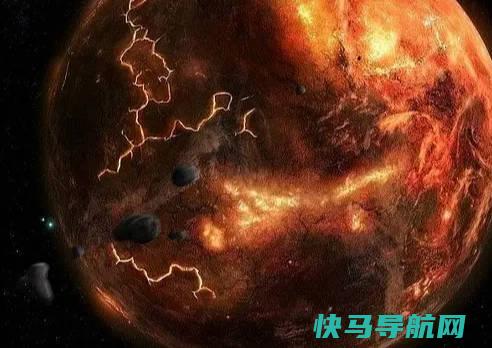 地球1岁的样子，温度高/无大气层/无生命/大量陨石撞击