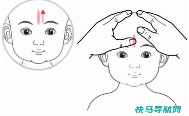 小儿推拿三分钟退烧法图解，四步让孩子缓解痛苦（内附操作方法）