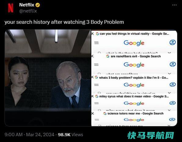 全都在好奇！外网网友看完网飞《三体》后的搜索历史